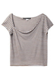 You Drape Neck Tee