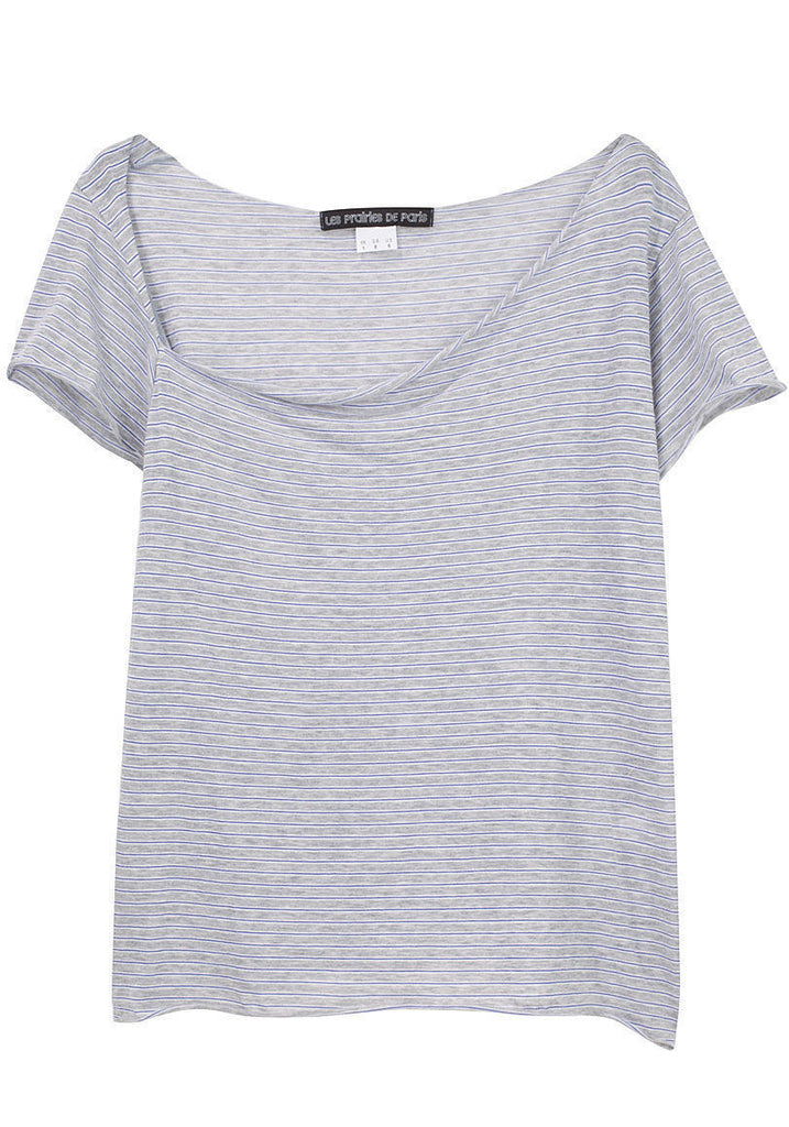 Draped Neck Tee