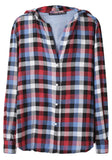 Hooded Plaid Shirt
