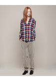 Hooded Plaid Shirt