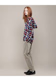 Hooded Plaid Shirt