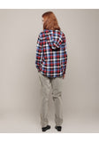 Hooded Plaid Shirt