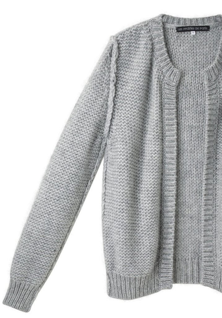 Reverse Seam Cardigan