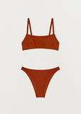 Undici Low Waist Bikini — Terracotta
