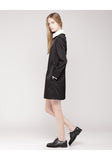 Contrast Collar Dress