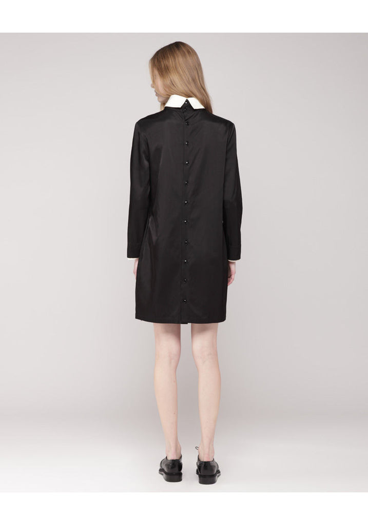 Contrast Collar Dress