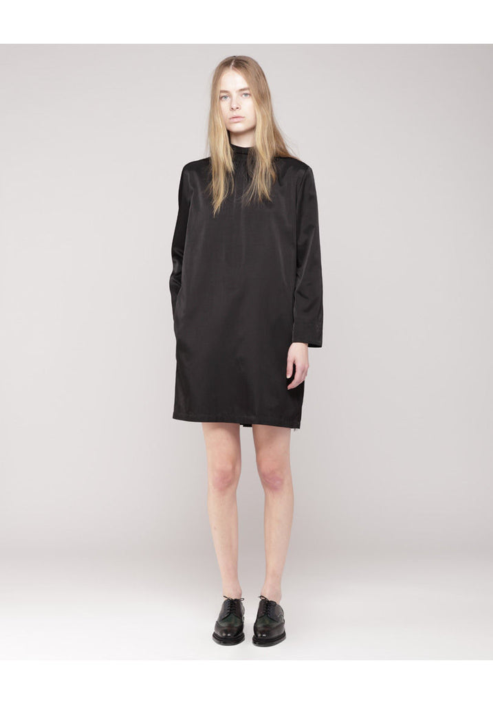 Contrast Collar Dress