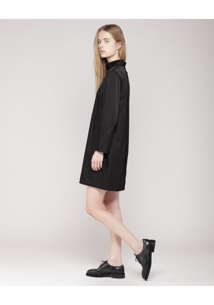 Contrast Collar Dress