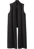 Long Front Vest