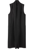 Long Front Vest