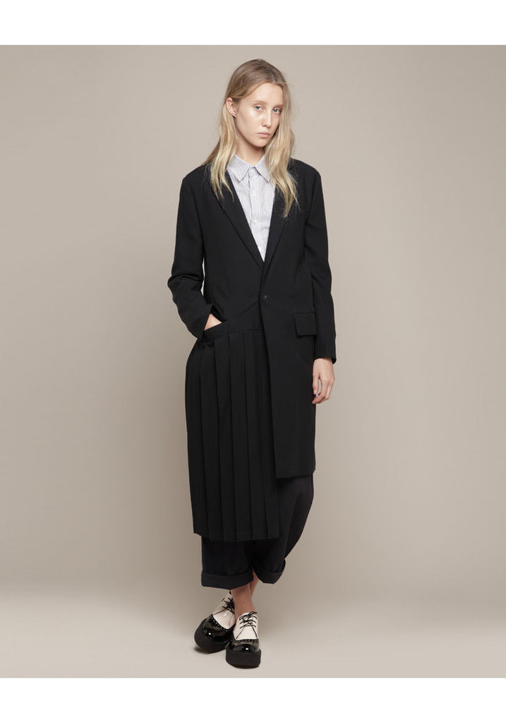 Long Pleated Jacket