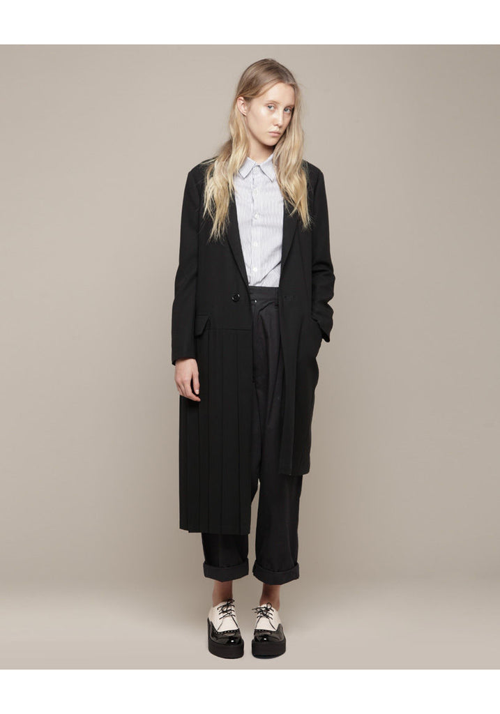 Long Pleated Jacket