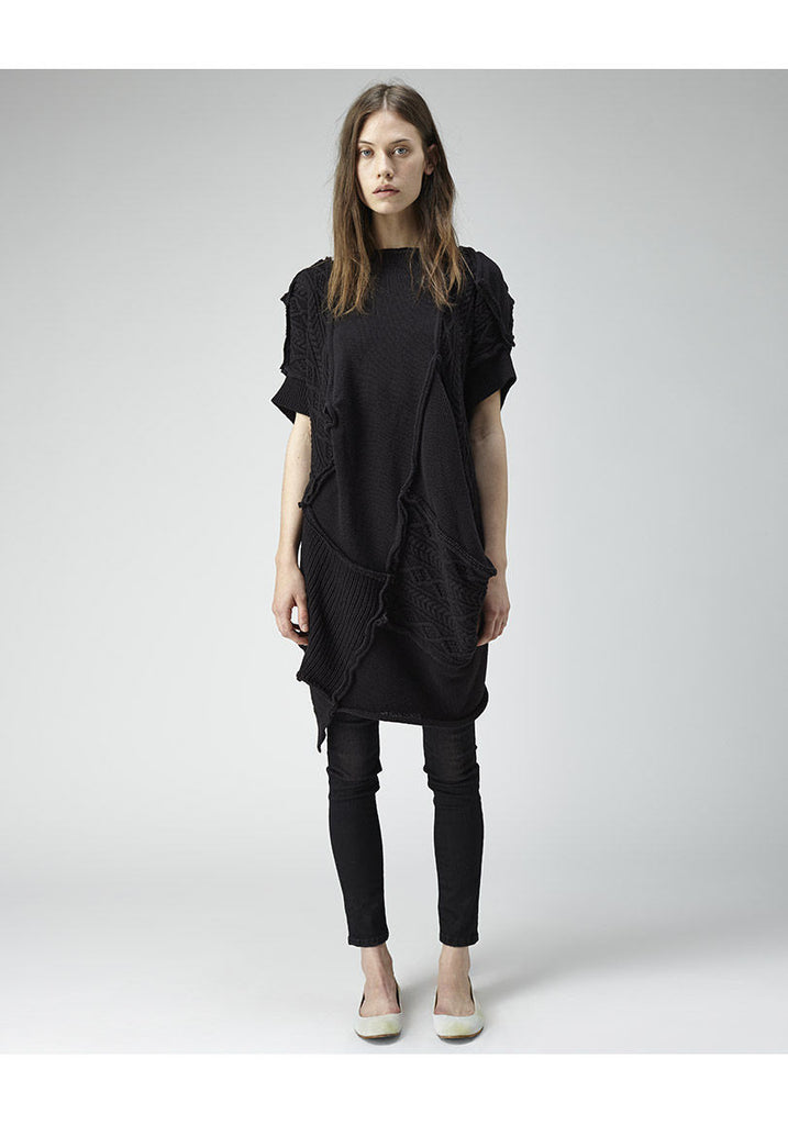 Oversize Patchwork Knit