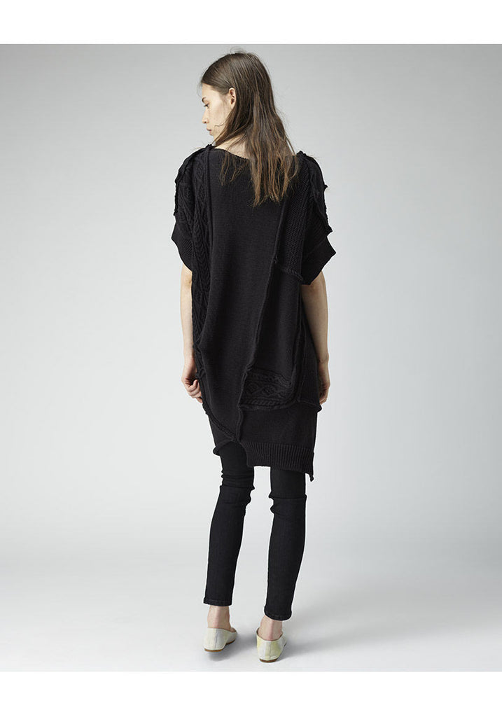 Oversize Patchwork Knit