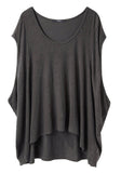 Side Dropped Sleeveless Tee