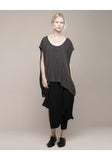 Side Dropped Sleeveless Tee