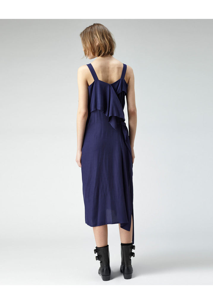 Sleeveless Drape Dress