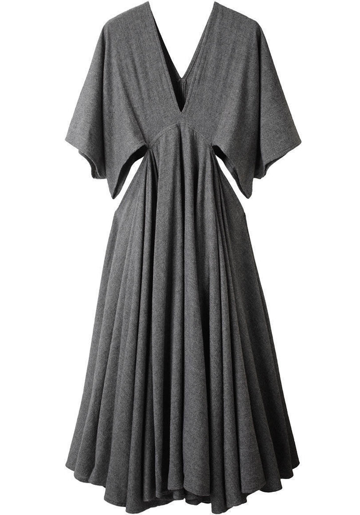 Trapeze V-Neck Dress