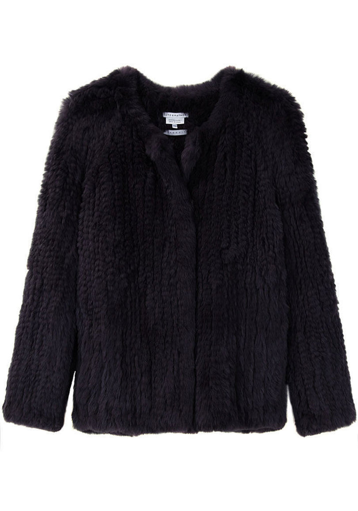 Handknit Fur Jacket