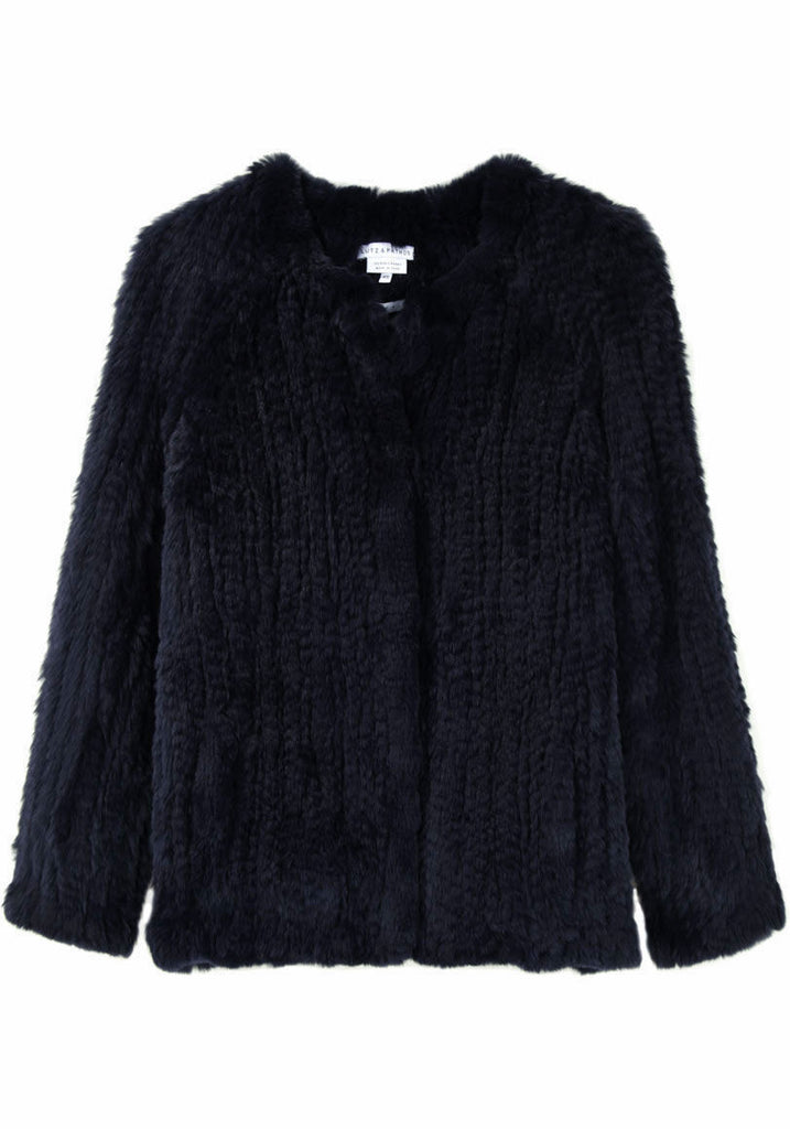 Handknit Fur Jacket