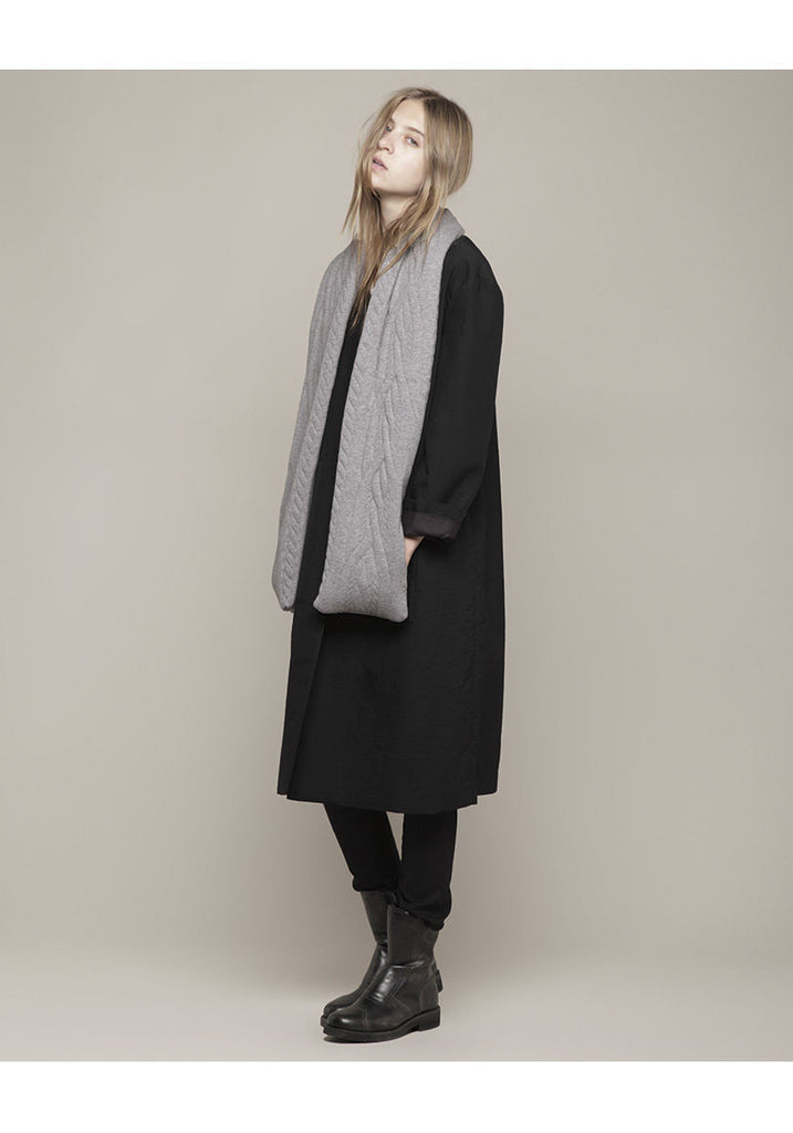 Quilted-Scarf W/Pockets