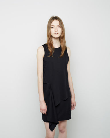 Sleeveless Drape Dress