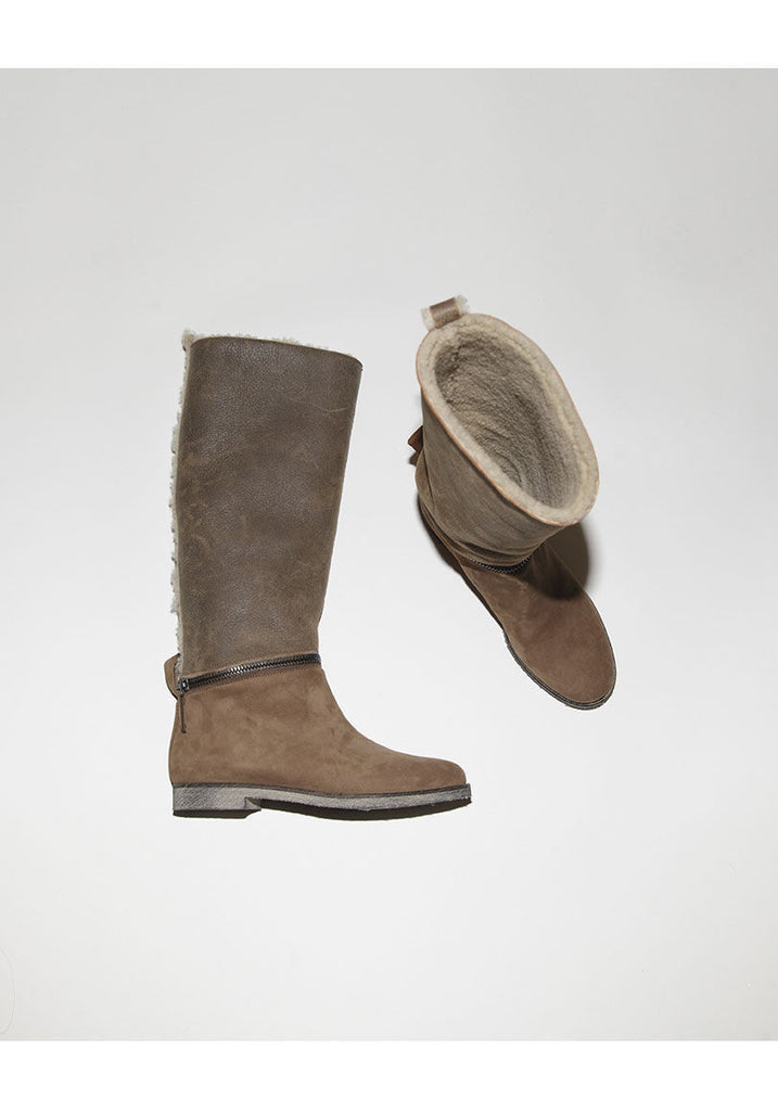 Tall Shearling Boot
