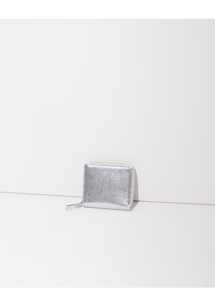 Metallic Zip Wallet