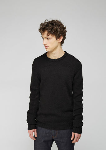 Rib Knit Wool Sweater