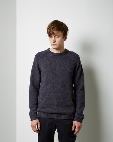 Wool Knit Raglan Pullover
