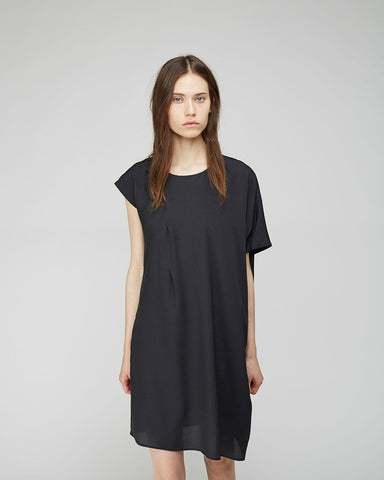 Asymmetric Crepe Dress