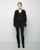 Cut-Out Hanging Collar Cardigan