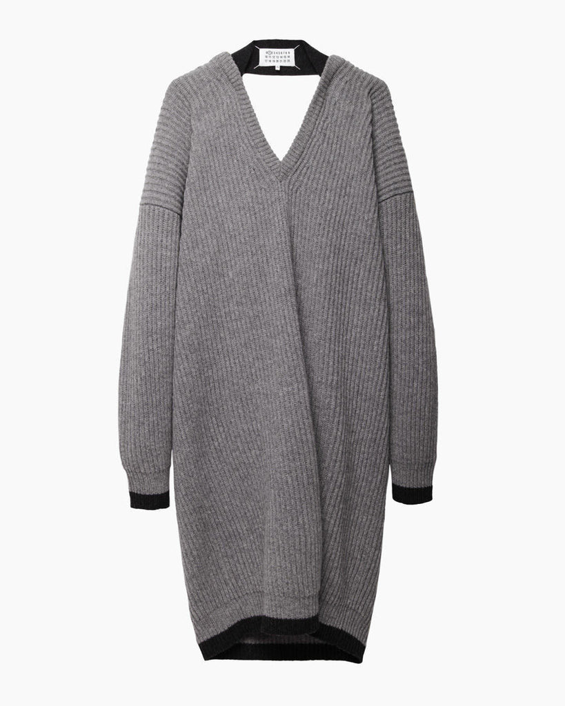 Cut-Out Hanging Collar Dress