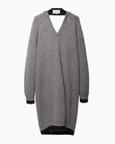 Cut-Out Hanging Collar Dress