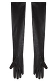 Long Leather Gloves