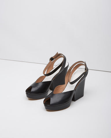 Ankle-Strap Peep Toe Wedge