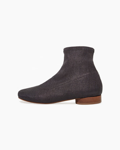 Coated Burlap Sock Bootie