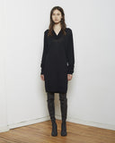 Coated Burlap Thigh High Boot