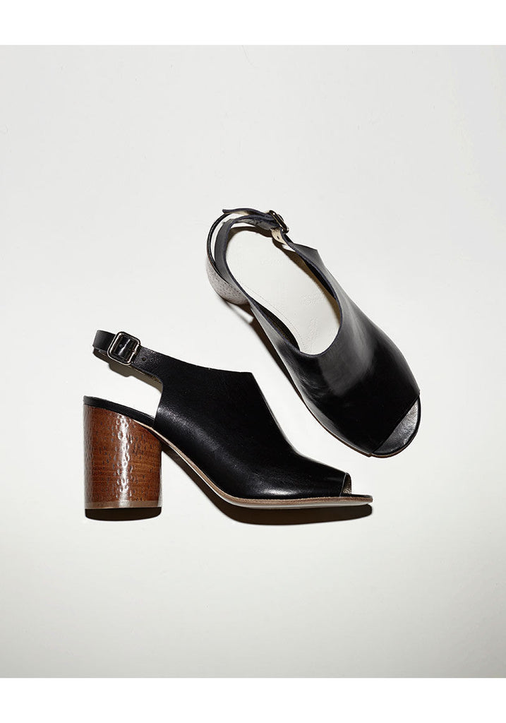 Wood-Heel Sandal