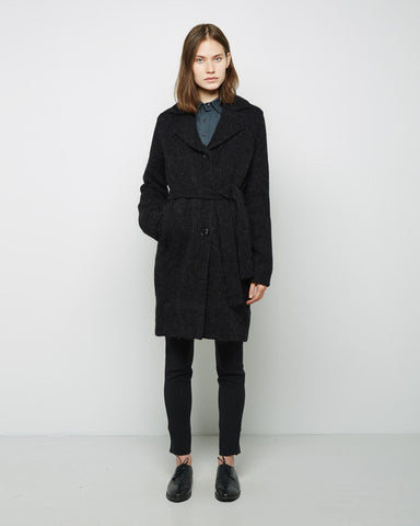 Rib Knit Trench