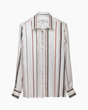 Scarf Print Silk Shirt