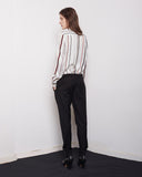 Scarf Print Silk Shirt