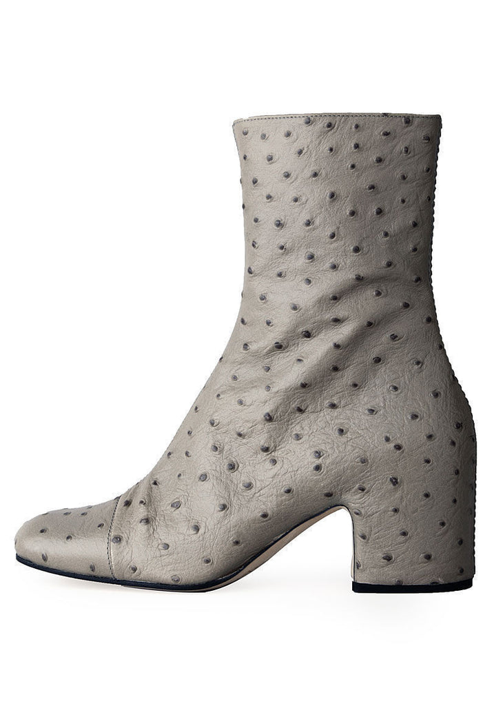 Covered Heel Ankle Boot