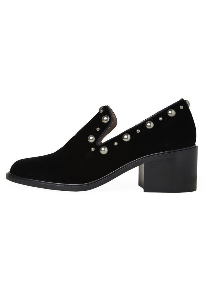 Heeled Cabouchon Loafer