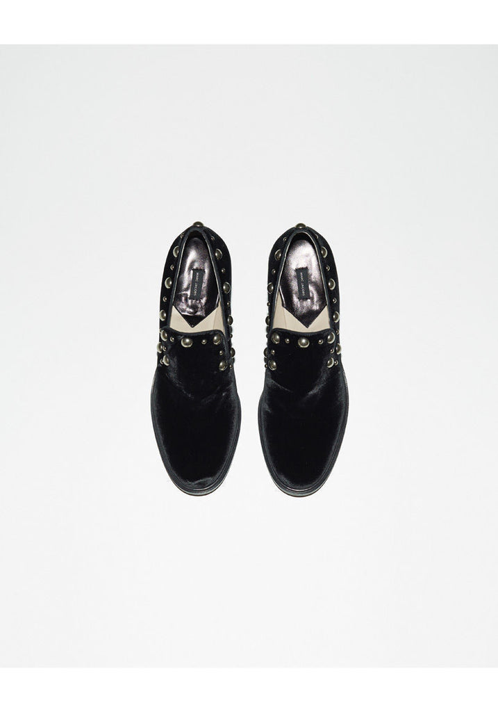 Heeled Cabouchon Loafer