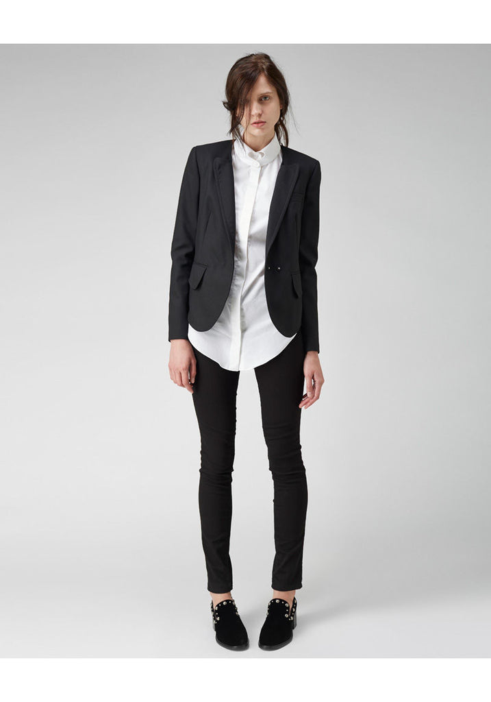 Heeled Cabouchon Loafer