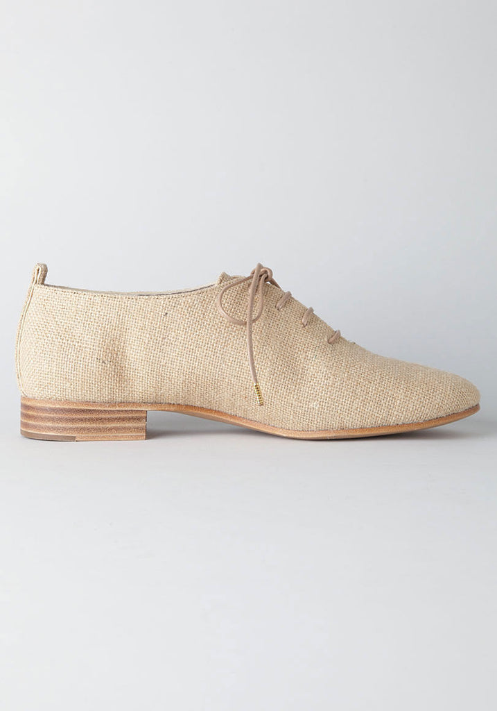 Jute Lace-Up Oxford