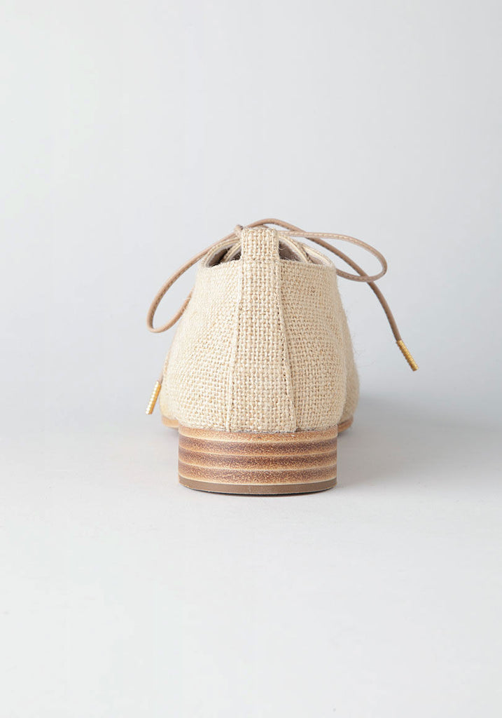 Jute Lace-Up Oxford