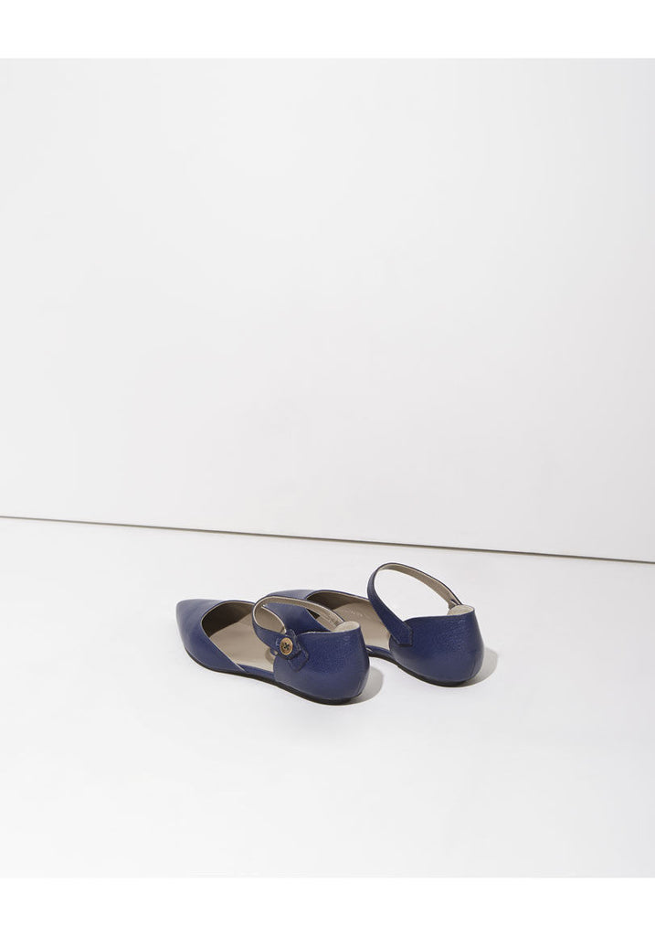 Pointed Toe Ankle-Strap Flat