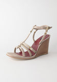 T-Strap Wedge Sandal